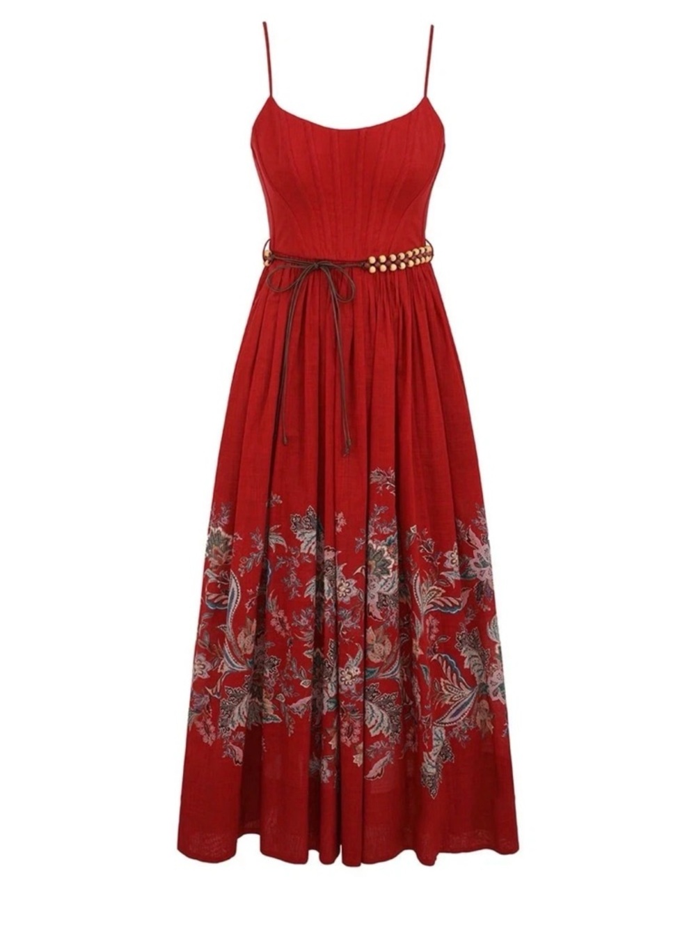 Zimmermann Rhiannon Paisley Print Corset Dress